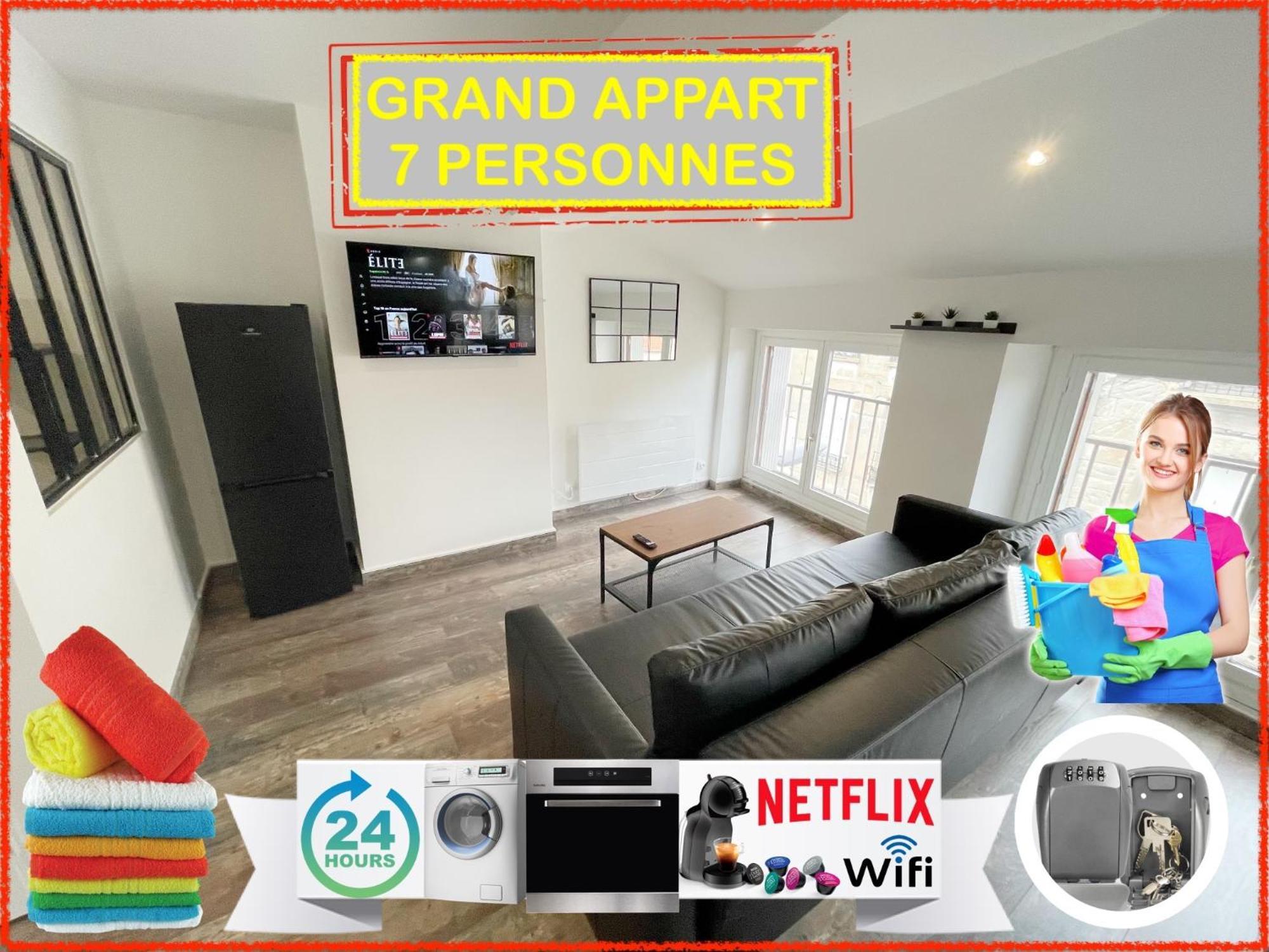017 Chic & Cosy F2 53M2 Hypercentre Wifi Smart Tv Netflix Leilighet Saint-Etienne  Eksteriør bilde